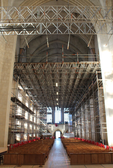 Scaffolding in the Nave